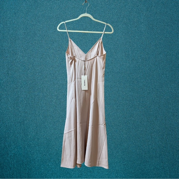 Thakoon Light Pale Pink Blush A-Line Slip Midi Dress - Picture 3 of 10